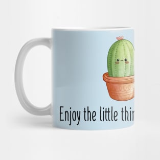 Enjoy The Little Things In Life | Cute cactus Mug